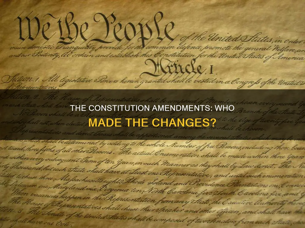 who wrote constitution amendment