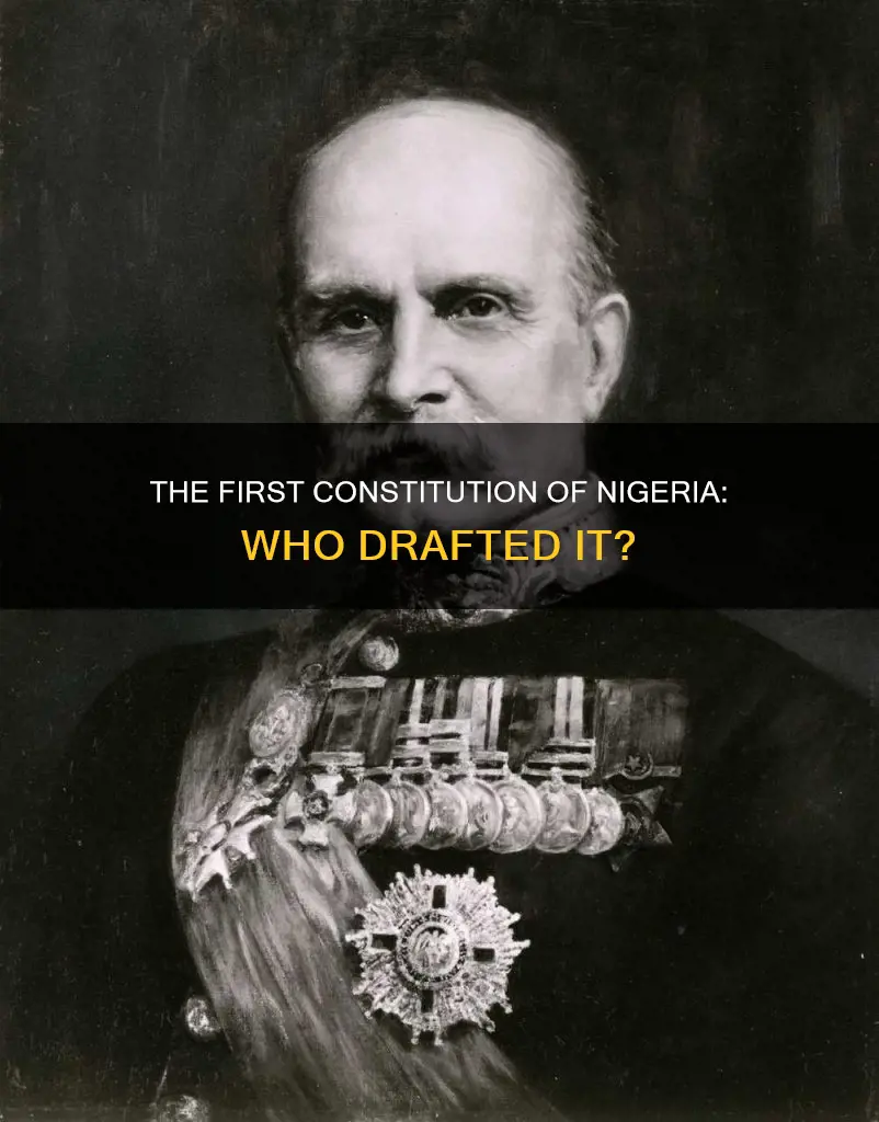 who wrote d first constitution in nigeria