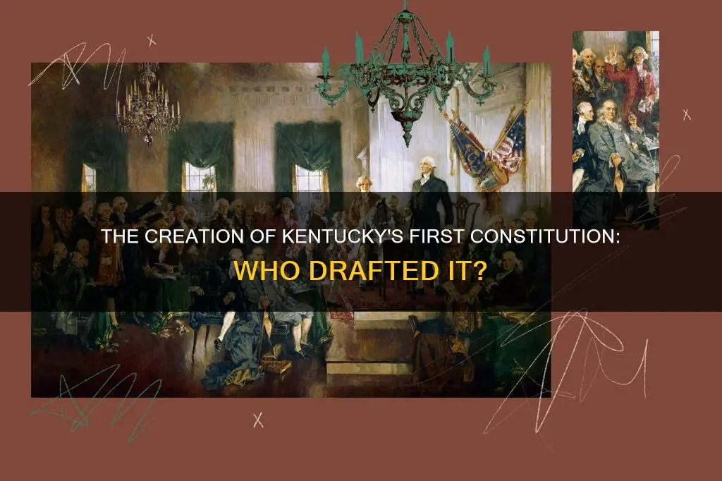 who wrote kentucky first constitution