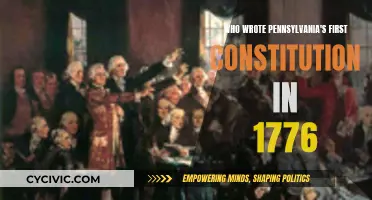 The Framers of Pennsylvania's First Constitution