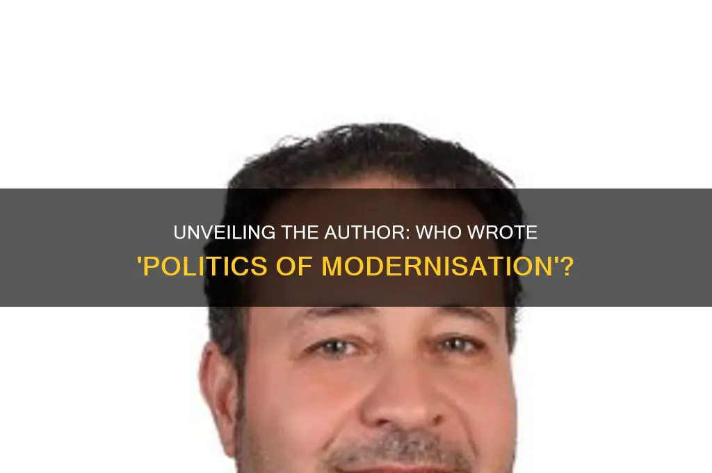 who wrote politics of modernisation