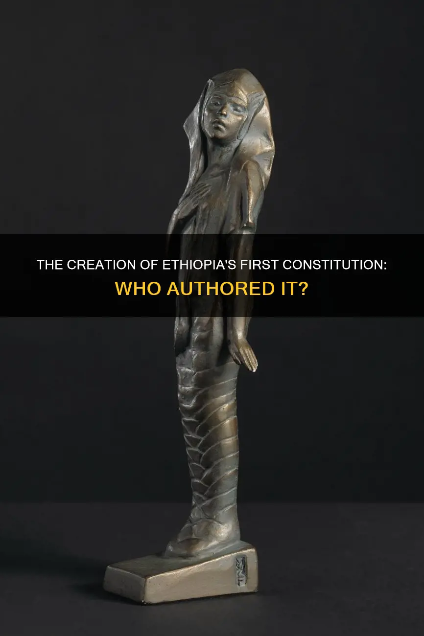 who wrote the first ethiopian constitution