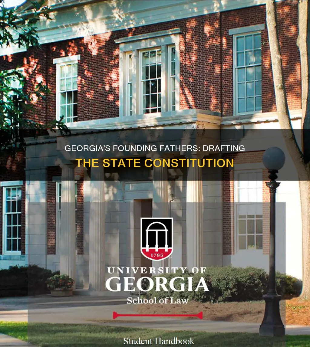 who wrote the original draft of georgia constitution