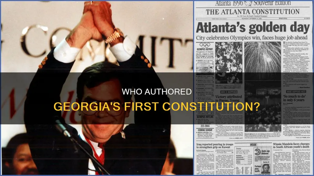 who wrote the original draft of georgia