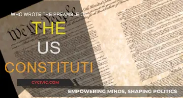 Who Authored the US Constitution's Preamble?