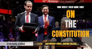 The Constitution's First Signature: A Historical Mystery Unveiled