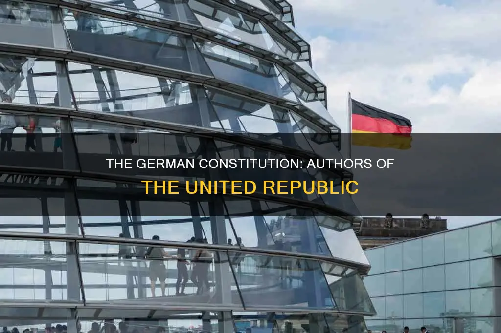 who wrote united republic of germany and their constitution