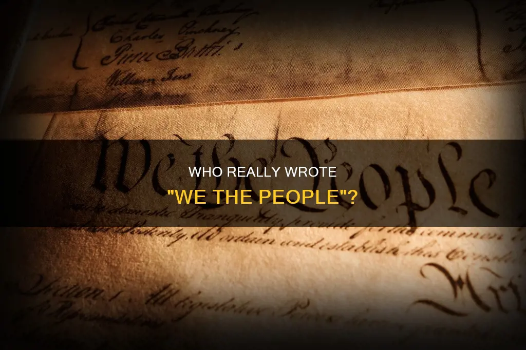 who wrote we the people in the constitution