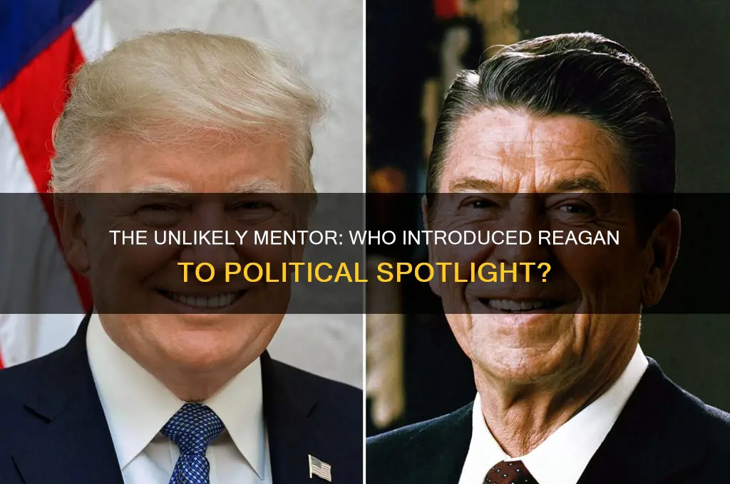 whom brought reigan to politics