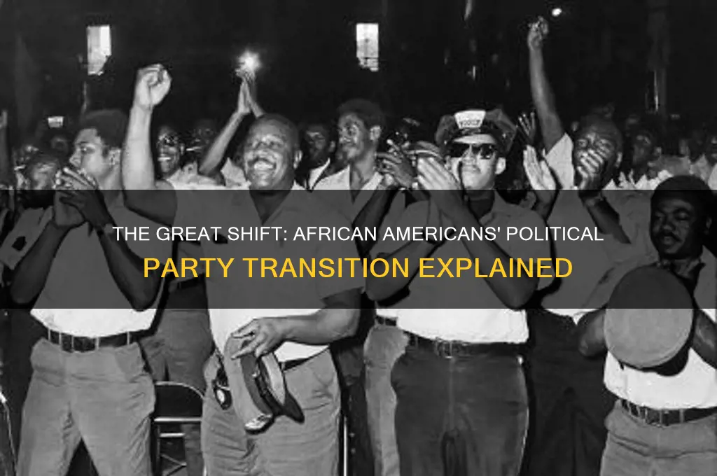 why african americans switched political parties