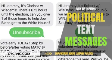 Political Text Messages: Why Am I Receiving Them?