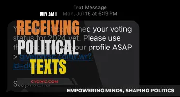 Political Texts: Why Am I Getting These?