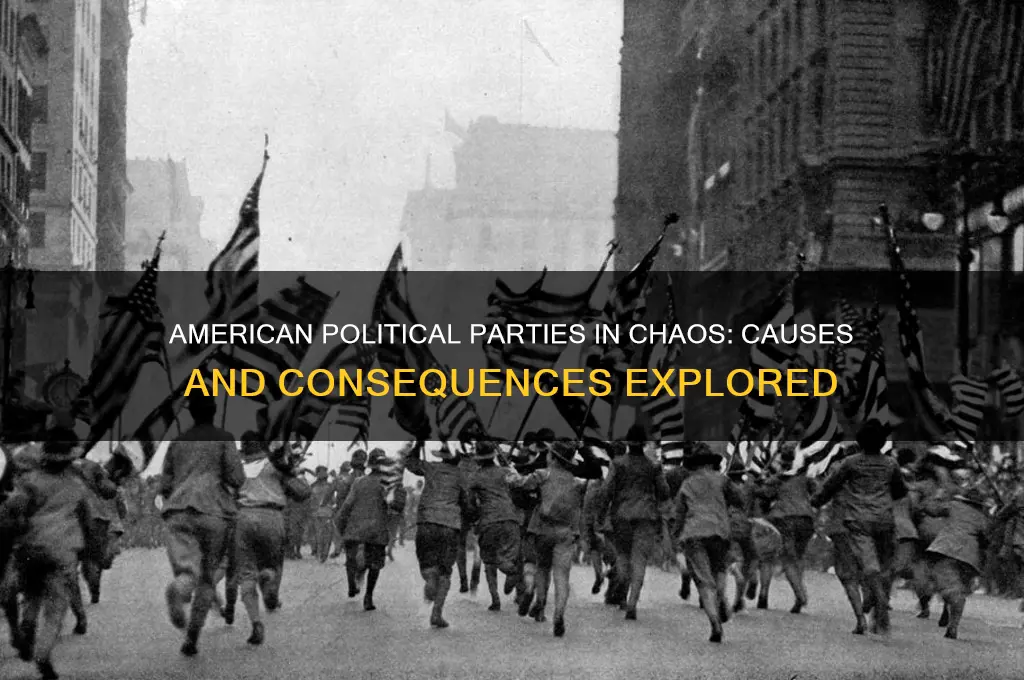 why american political parties seem to be in disarray