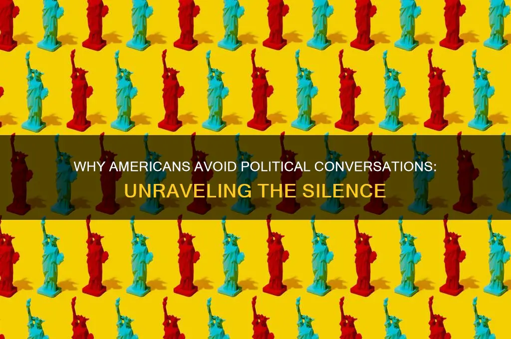 why americans dont talk politics