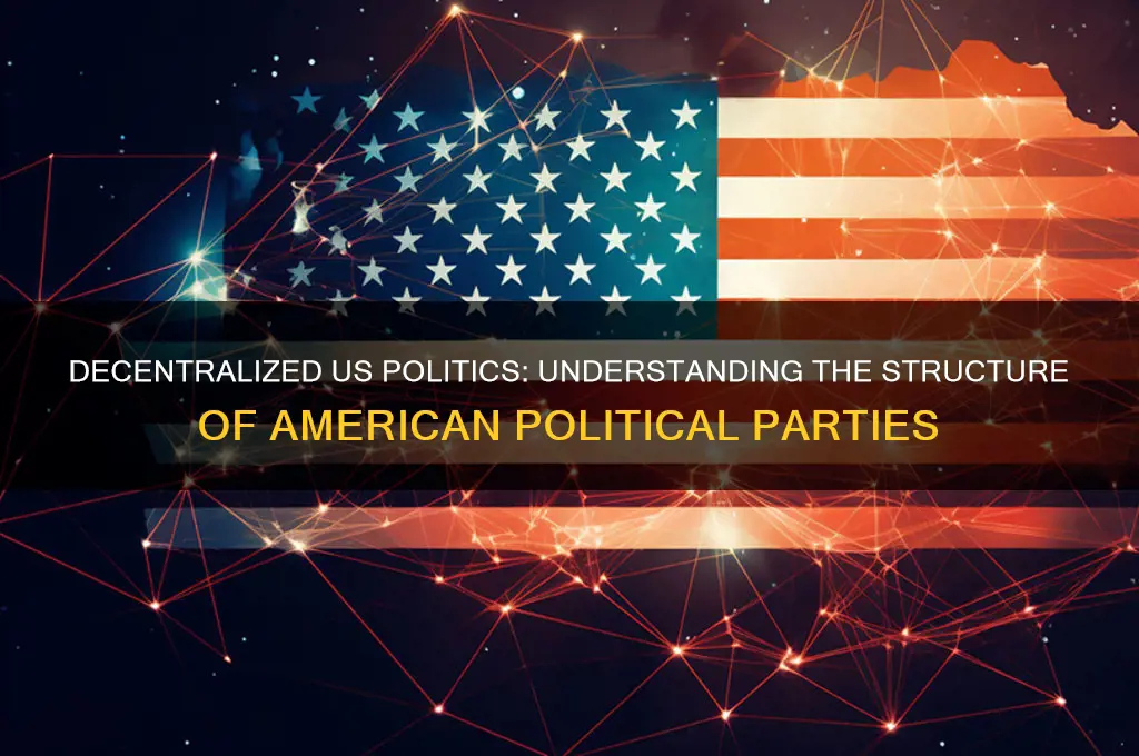 why and how are political parties decentralized in the us