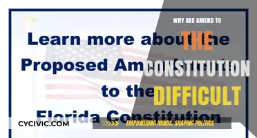 Amending the Constitution: A Tough Task