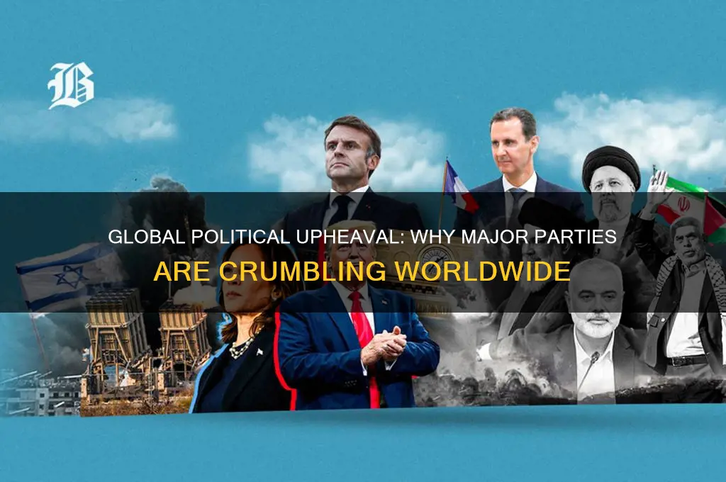 why are big political parties around the globe blowing up