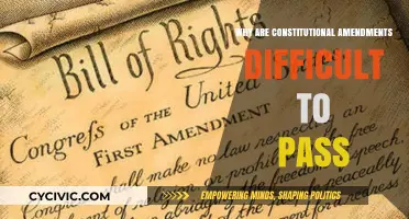 Amending the Constitution: A Tough Task