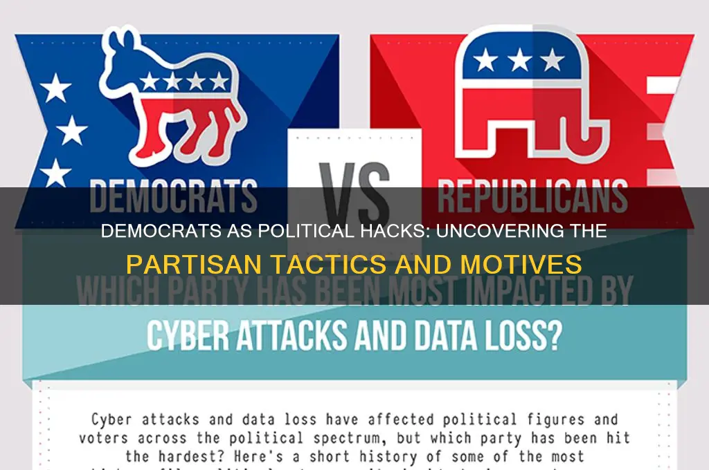 why are democrats political hacks