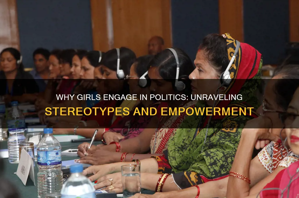 why are girls so political