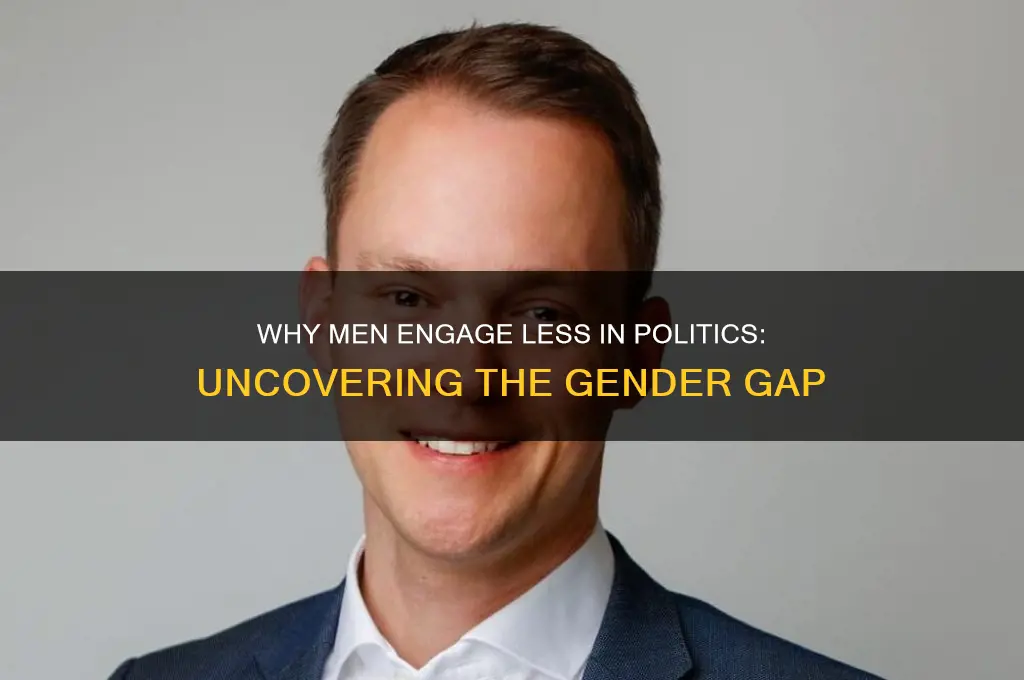 why are guys less political