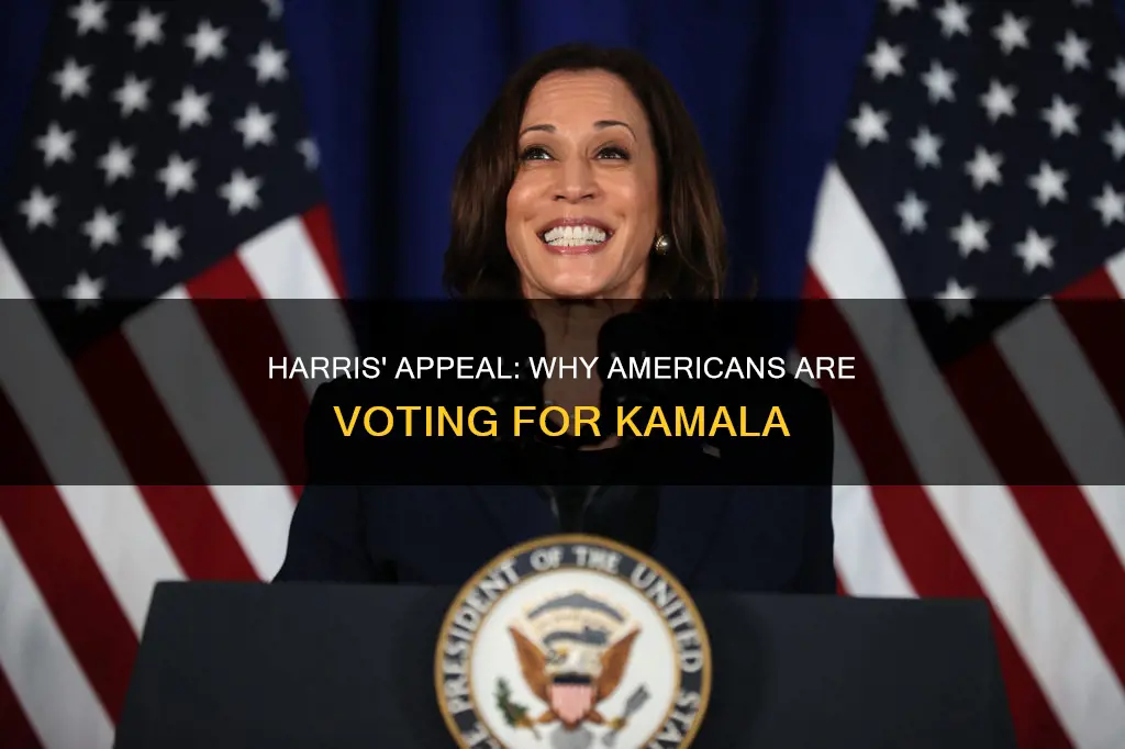 why are people voting for kamala harris
