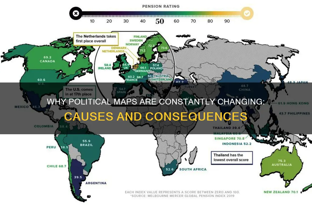 why are political maps changung