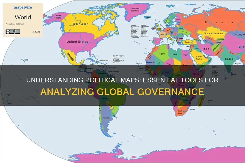 why are political maps useful