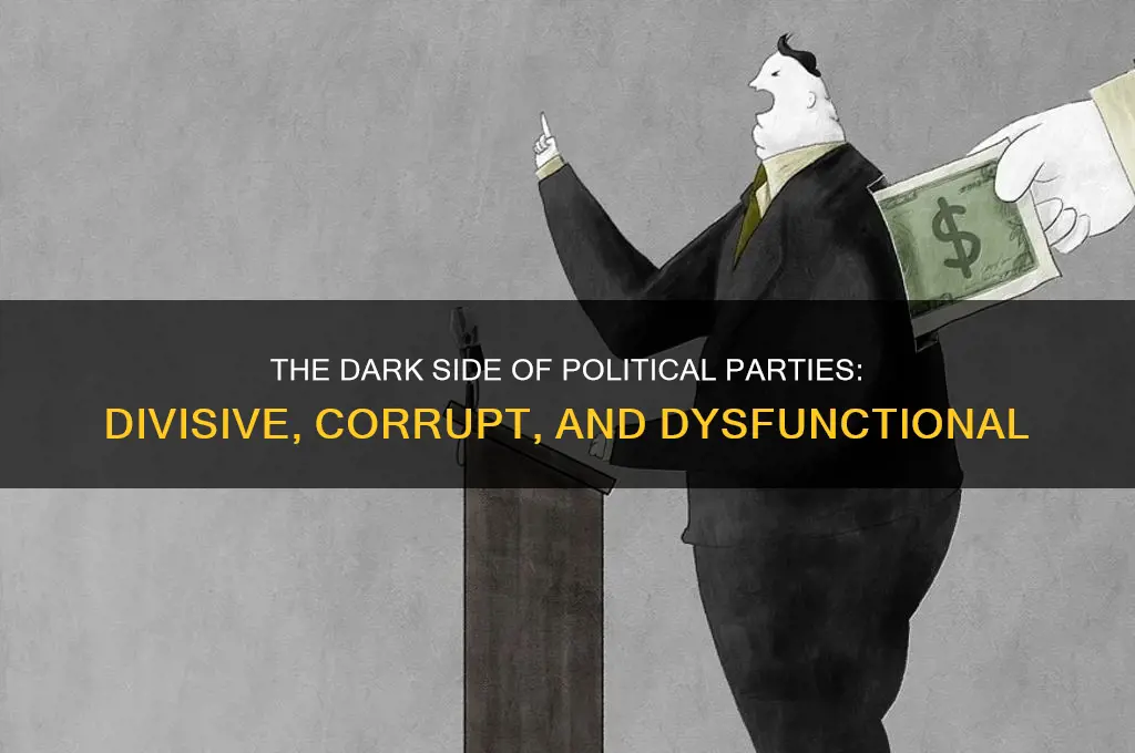 why are political parties bad