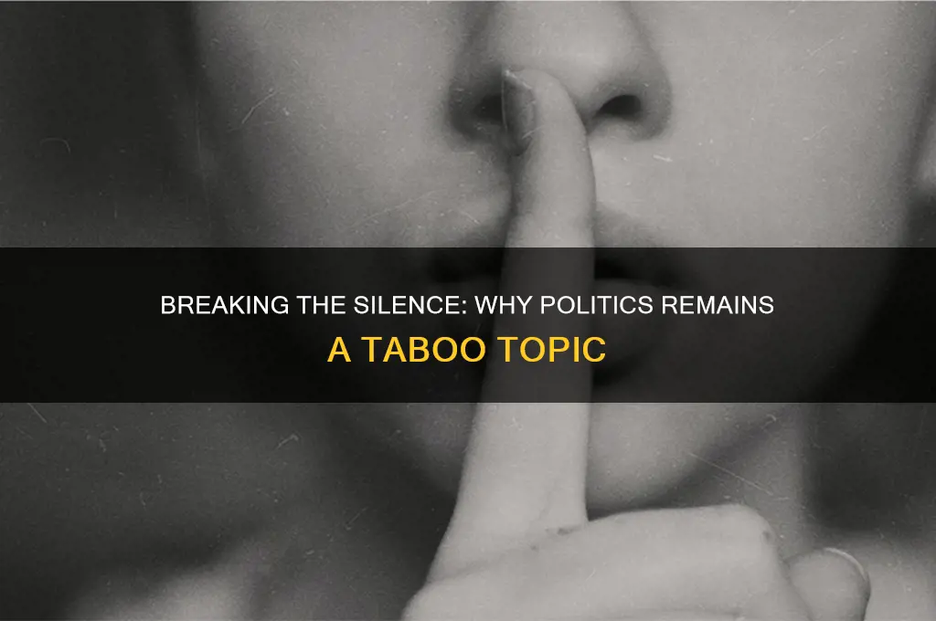 why are politics so taboo