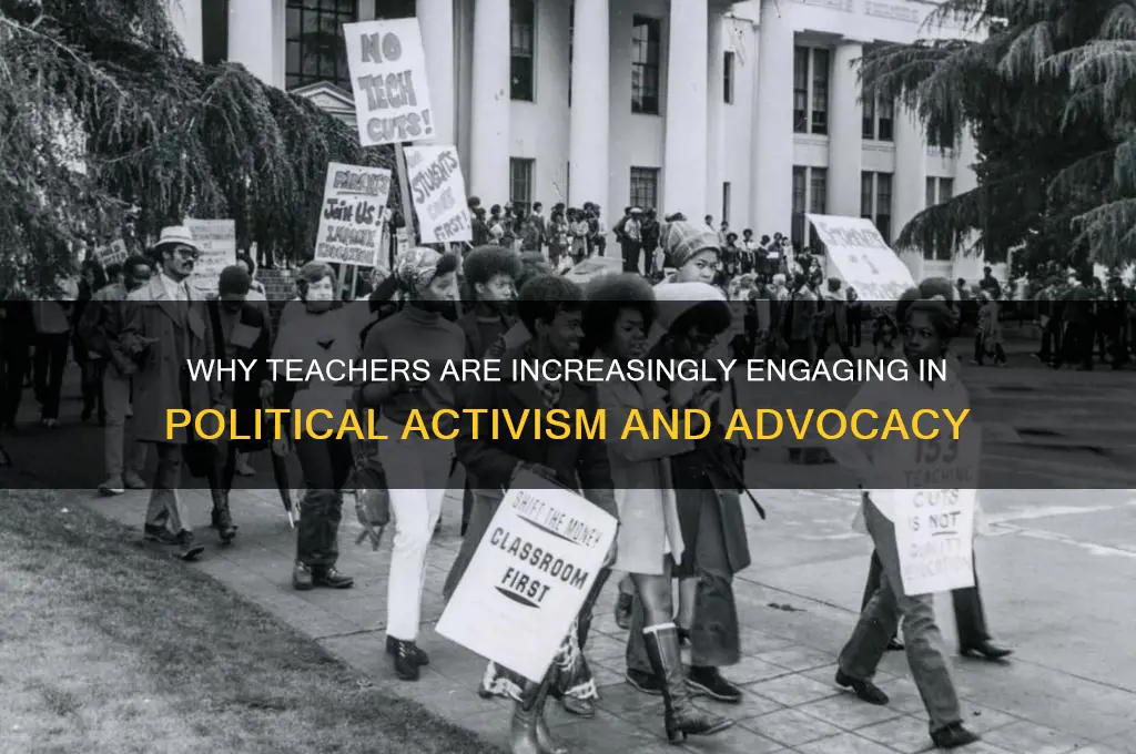 why are teachers becoming political