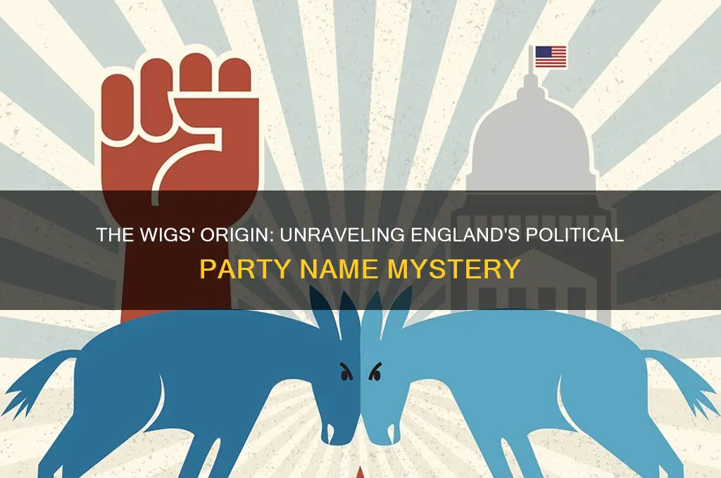why are the wigs called the wigs england political party
