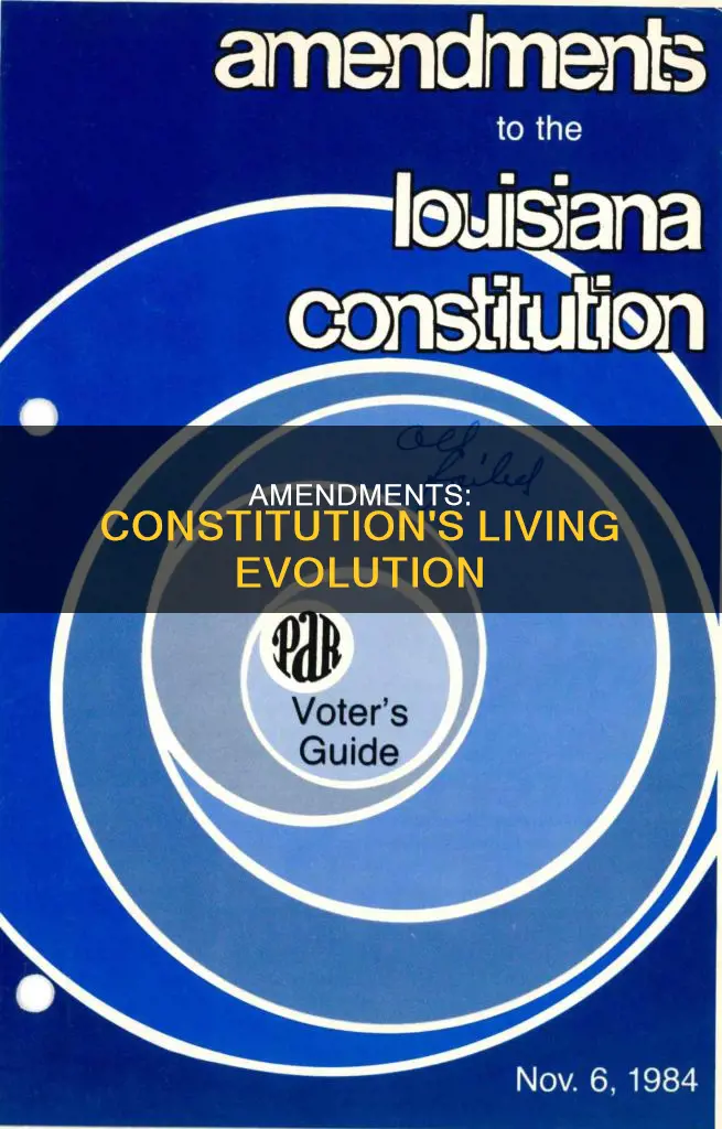 why are they called amendments to the constitution