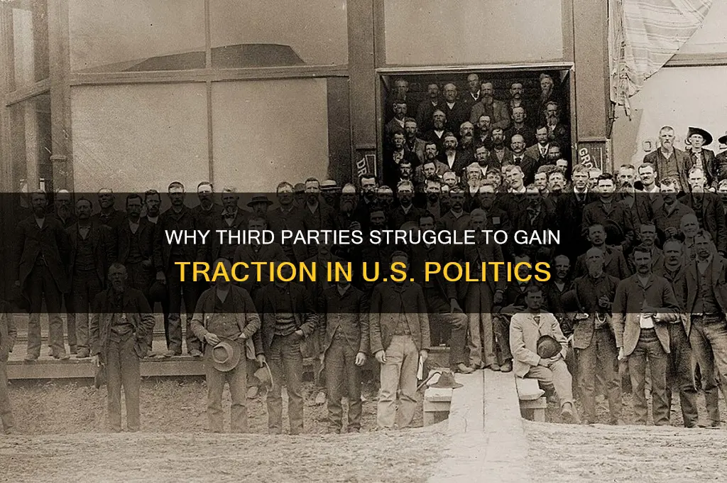 why are third parties not successful in american politics