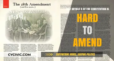 Article 5 Amendments: A Tough Constitutional Challenge