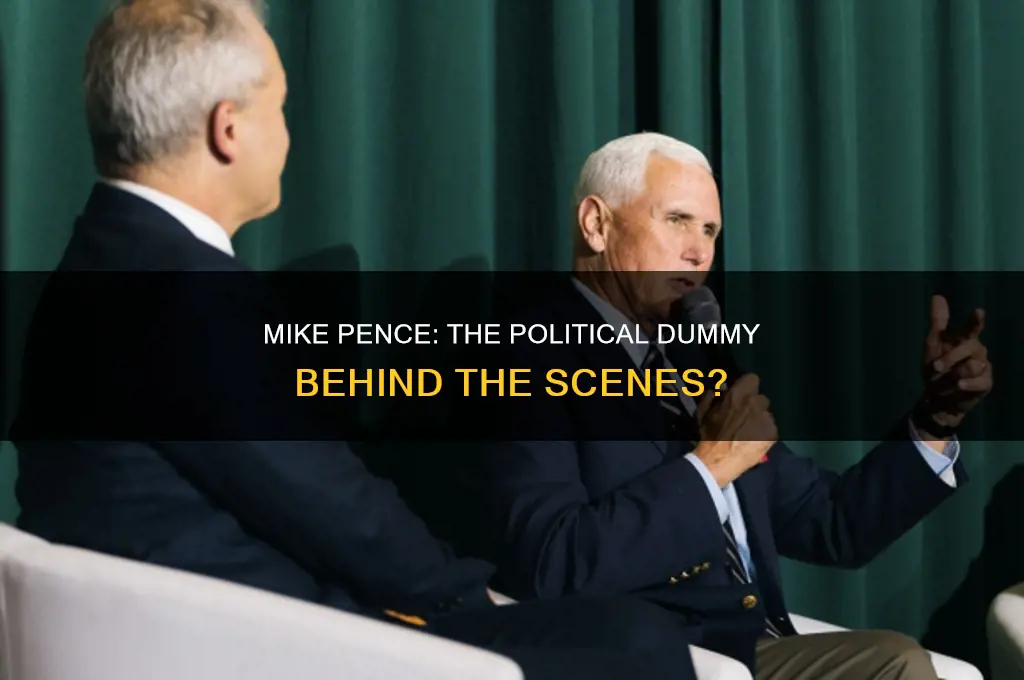 why call pence political dummy