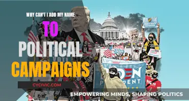 Personalized Political Campaigns: Why Can't I Add My Name?