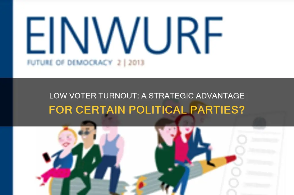 why certain political parties do not want large voter turnouts