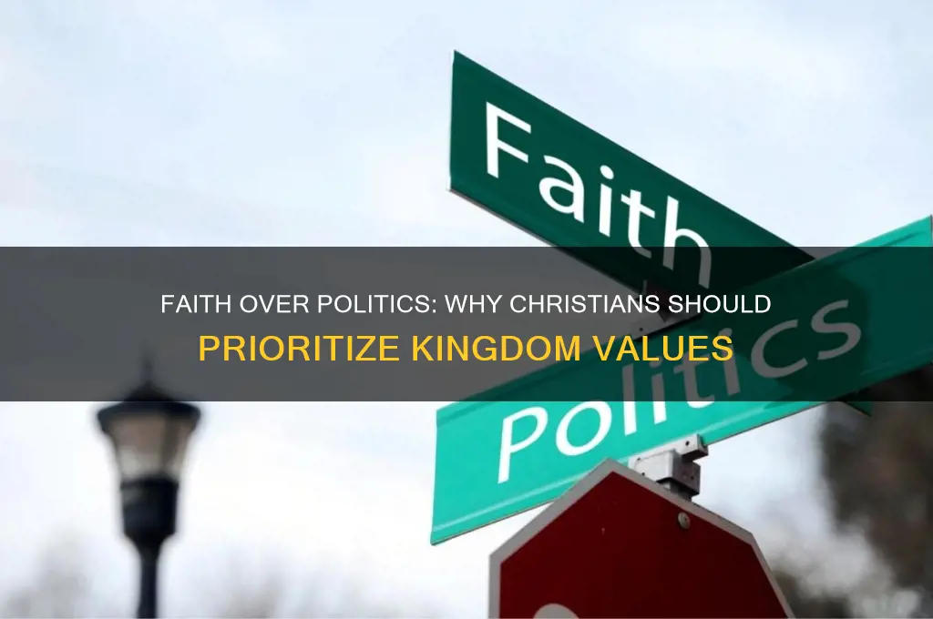 why christians should avoid politics