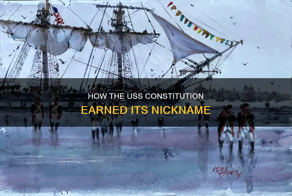 why did cannonballs bounce off the uss constitution