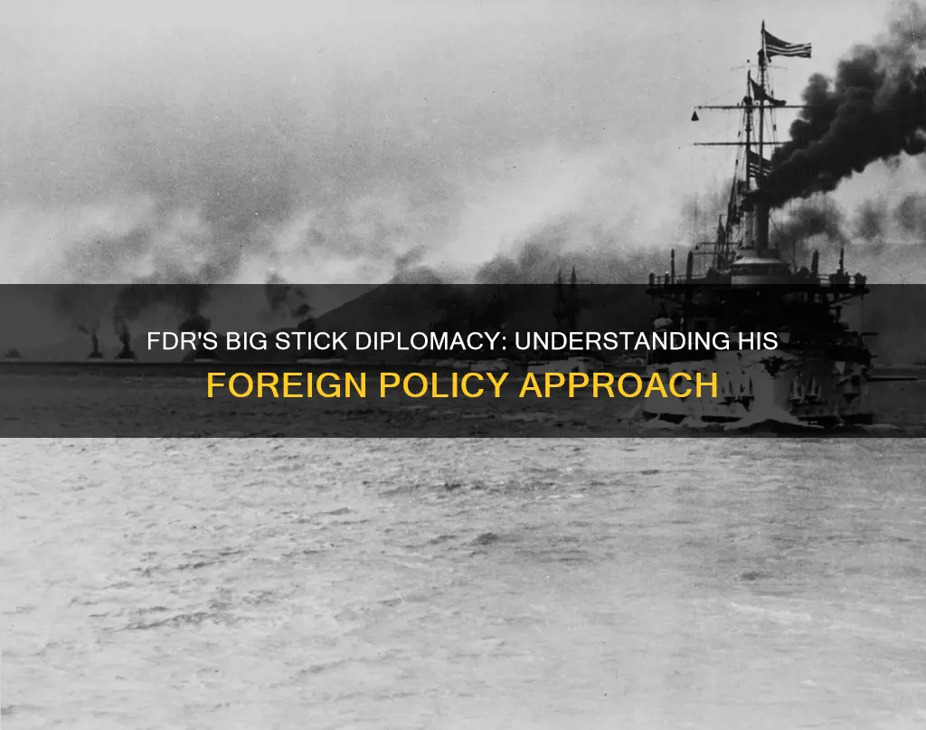 why did fdr use big stick diplomacy