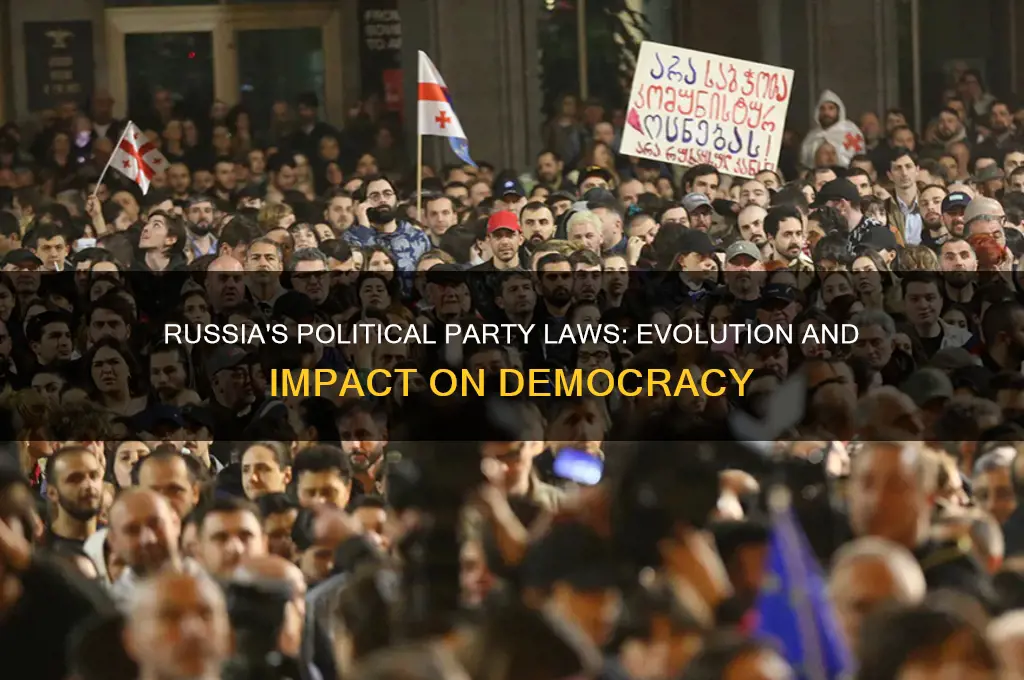 why did laws forming political parties russia change