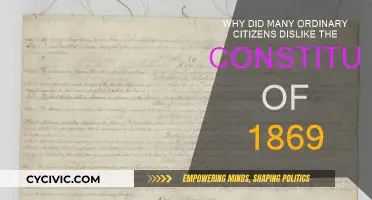 The Unpopular Constitution of 1869: Why the Dislike?