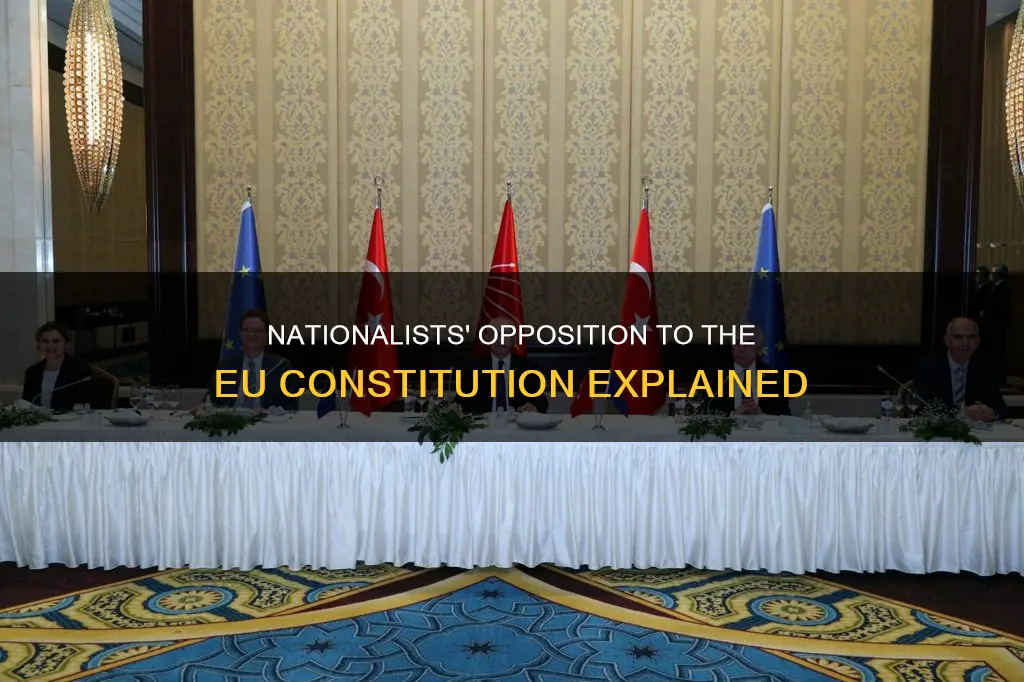 why did nationalists oppose the proposed european union constitution