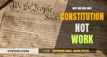 The First Constitution: Why It Failed
