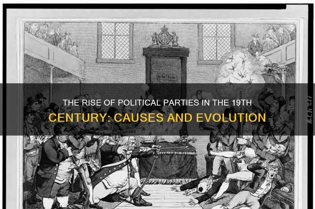 why did political parties develop in the 1800s