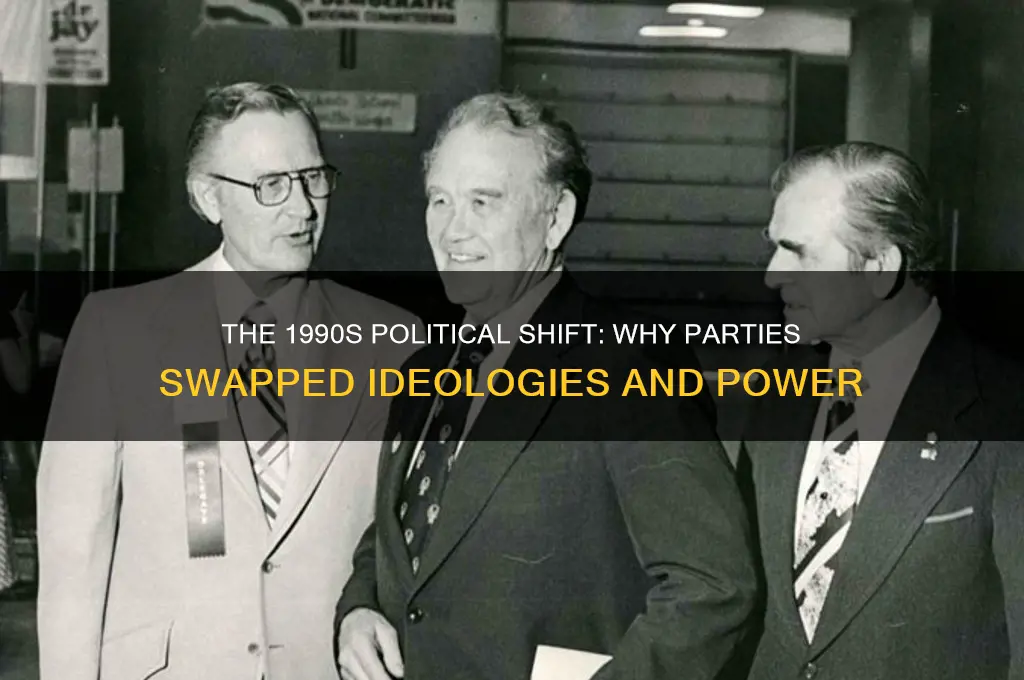 why did political parties swap in the 90s