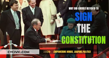 Quebec's Refusal to Sign the Constitution: Why?