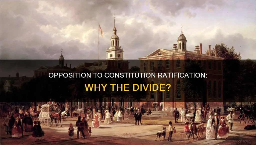 why did so many people oppose ratification of the constitution