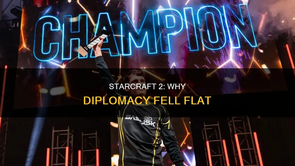 why did starcraft 2 diplomacy never take off